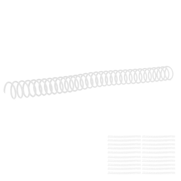 20 stk Plastspiralbindningsspiraler 19mm 3/4in ID 30 Hull Spiraler til A4 A5 Notesbog Transparent