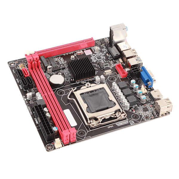 Stationär moderkort PCIe 16X DDR3-minne VGA HD-port Multiphase Power SATA3.0 LGA1155 Moderkort för PC-byte