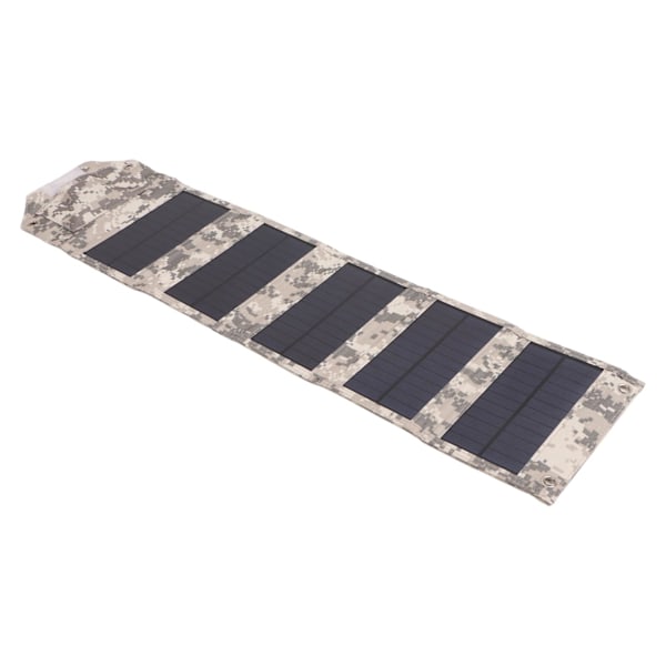 21W Solar Laddare 5V 3A Max Bärbar hopfällbar Solpanel Laddare för Camping IP67 Vattentät ETFE Power Emergency Panel SPB5Z B Kamouflage