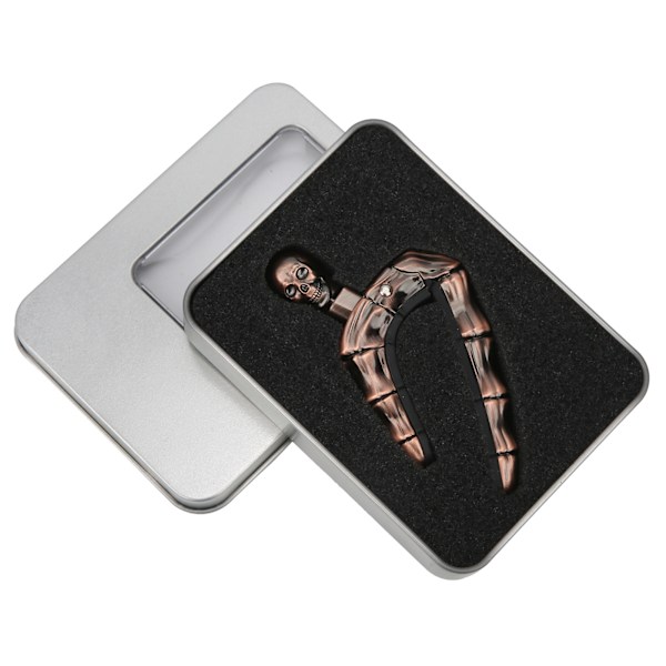 Skull Guitar Capo Justerbar Spænding Tilbehør Dele til Folk Akustisk Guitar Ukulele Bronze