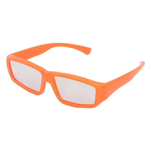 5-pack Solar Eclipse Glasses Professional Safe Plastic Direct Sun Viewing for Teens Adults Orange