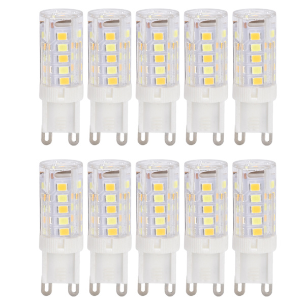 10 STK G9 220V LED-lampa Dimbar keramisk LED-lampa Byt ut halogenlampa för ljuskronaG9 3W 32LED
