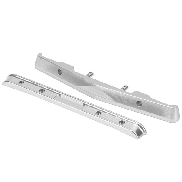 RC aluminiumlegering forreste bagkofanger til Axial SCX24 90081 1/24 RC bilopgraderingsdele Sølv