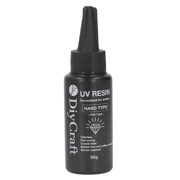 UV-lim Hög Transparens Luktfri Gulningsbeständig Snabb Härdningshastighet DIY UV-harts Lim Klar Gel 60g