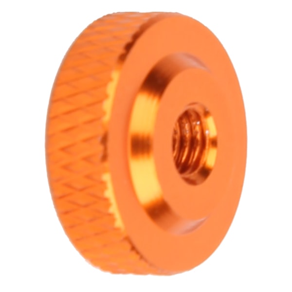 10 kpl/setti M4x14x5 Käsin kiristettävät mutterit Alumiiniseos Ruuvit Kiinnikkeet Oranssit