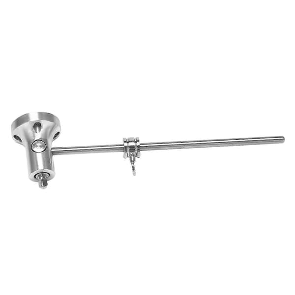 Basstrommepedaler i aluminiumlegering, justerbart hammerhode, tilbehør til slagverksinstrumenter Silver