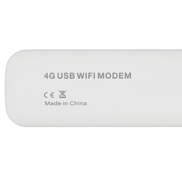 4G USB WiFi -modeemi Plug and Play - Nopea Mini Taskukokoinen USB WiFi -reititin Auton Ulkokäyttöön Valkoinen
