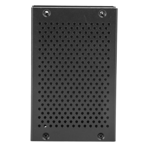Aluminiumlegeringskabinet Mesh Shell Vent Overflade Sort Bundkortsskjold til Raspberry Pi