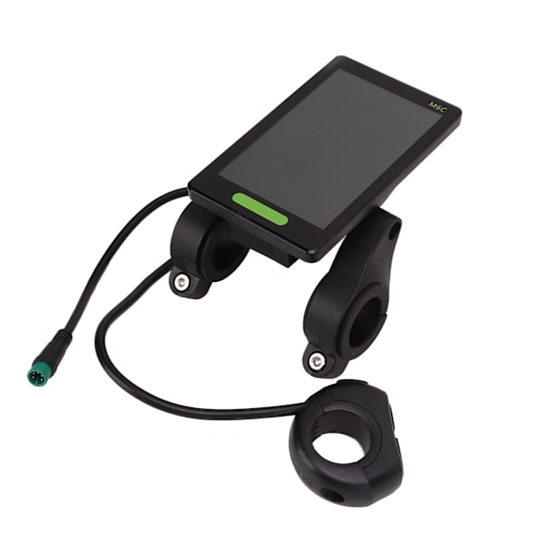 Elektrisk cykel Display Mätare Stor skärm M6C LCD Scooter Display Kontrollpanel med vattentät kontakt för modifiering