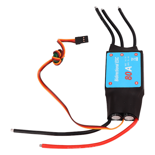 RC Boat Brushless ESC 80A Borstless 5V 5A BCE Output Multifunktion ESC Speed ​​Controller för RC Boat Underwater Propeller