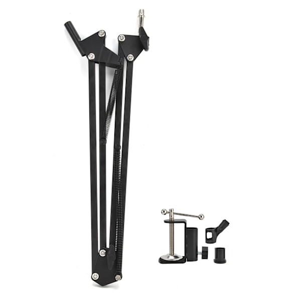 Mikrofonstativ Bordssammenklappelig Teleskopisk Live Metal Stabil Universal Mikrofonholder