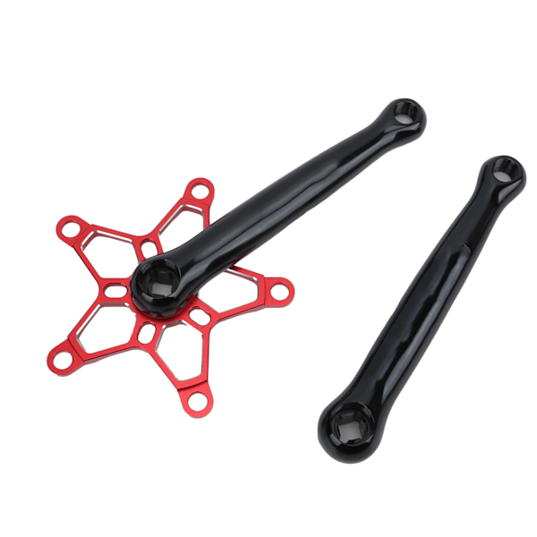 MEIJUN Mountain Bike Vevsats 170 mm 130 BCD MTB Vevsats Vänster Höger Vevarmar Set Röd