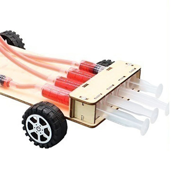 Hydraulinen kaivinkone malli Pedagoginen puulelutieteen kokeilu lelu DIY STEM lelu lapsille Opiskelijat