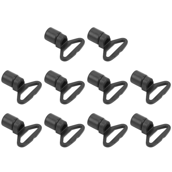 10 stk Elastisk Taukrok 2,5 mm Plastring Lett og Slitesterk Henger for Kajakk Kano Båt