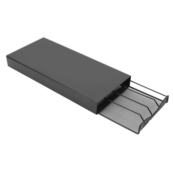 Kaffekapsler Holder Kapselholder Stativboks til at holde 40 stk kaffekapsler Sort YZ1384 Sort