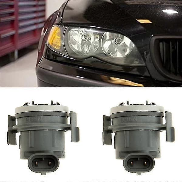 For 3-serie E46 323i 328i 330ci Halogen nærlys frontlyspæresokkel 63128380206 - JA Harmaa