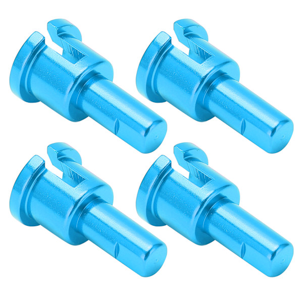 4 stk RC Differensialkopp, Slitesterk og Holdbar Aluminiumslegering Differensialkopp-Koblinger for Fjernstyrt Bil Blå