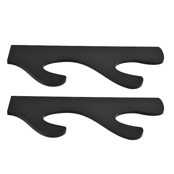 1 par sværdstativer Lys-sværd Sværdkrog Konkurrence Sværdstativ Displaystativ Vægfæste Samurai Sword Stand Sort