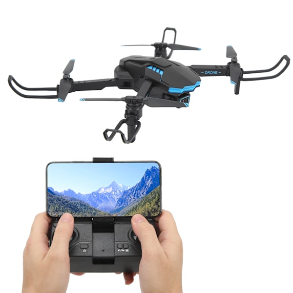 X6 Drone 4K Kaksoiskamera HD Antennifotografia Drooni Optinen Virtauspaikannus 3-Suuntainen Esteiden Välttely RC Quadcopter Kaksois Akku