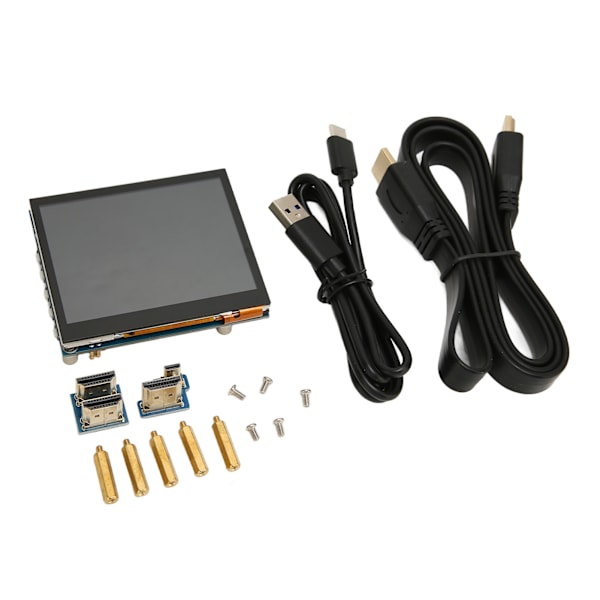 3,5 tuuman kapasitiivinen kosketusnäyttö USB Type C I2C 5 pisteen kosketus 640x480 IPS-näyttö Kosketusnäyttö LCD-näyttö RPi:lle