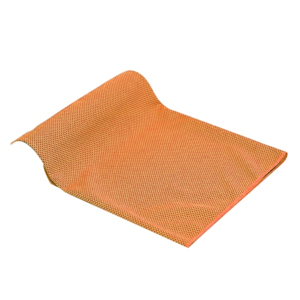 Kylhandduk Färgfast Lätt Is Mjuk Andningsbar Chilly Handduk för Yoga Sport Löpning Gym Träning Fitness Ljus Orange 30x80cm/11.81x31.5in