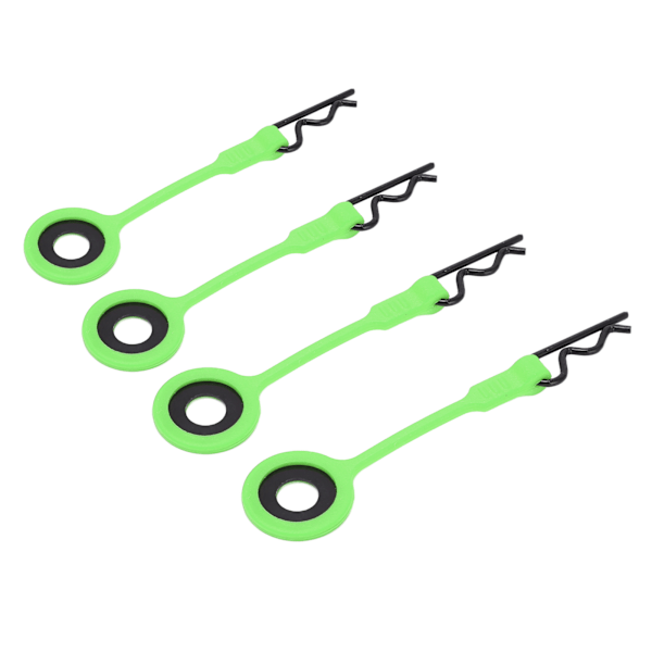 4 kpl RC-karossankiinnitteitä Pins RC-auton kori kiinnikkeet Pidikkeet Silikon Metalli Universaali 1/10 malli CarGreen