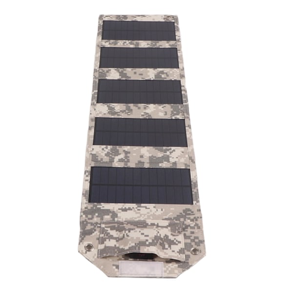 21W Solar Laddare 5V 3A Max Bärbar hopfällbar Solpanel Laddare för Camping IP67 Vattentät ETFE Power Emergency Panel SPB5Z B Kamouflage