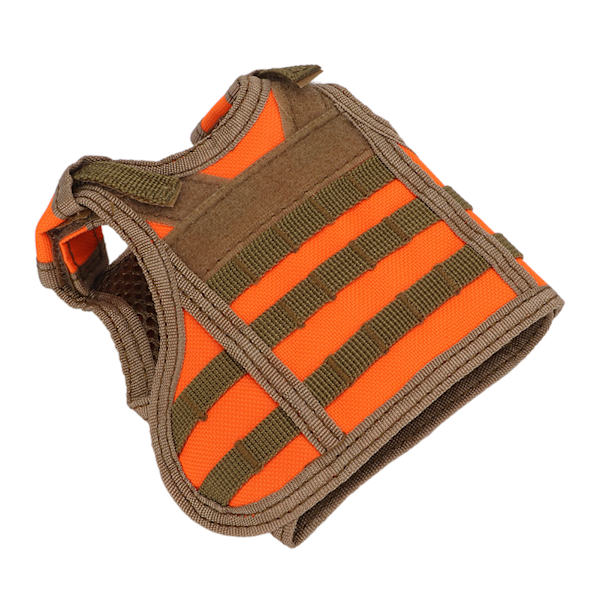 Ølvester Mini Drikkevester Holder med Justerbare Skulderstropper for Bokser og Flasker Oransje