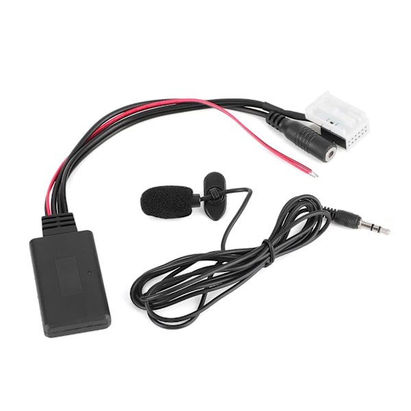 12-nastainen Bluetooth-äänikaapeli AUX-sovitinliitäntä mikrofonilla Sopii Citroen Berlingolle