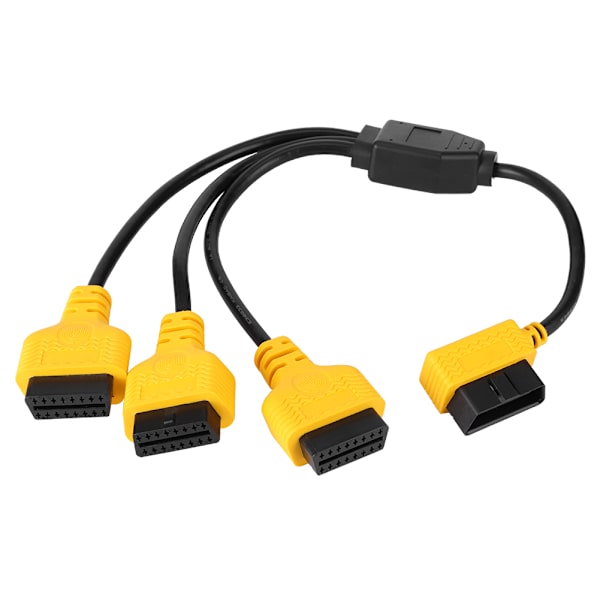 OBD2 Kabel 1 til 3 Konverter Adapter 50 cm OBD2 Forlængelse Y-Linje J1962M til 3-J1962F Splitter