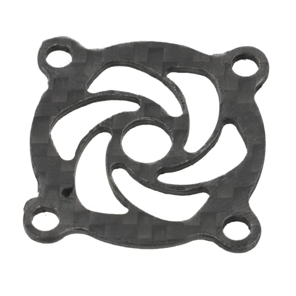 RC Kylfläktskydd Säkerhetsskydd Värmeavledning Lättvikt Svart Kolfiber Motorkylfläktskydd för RC Motor ESC B