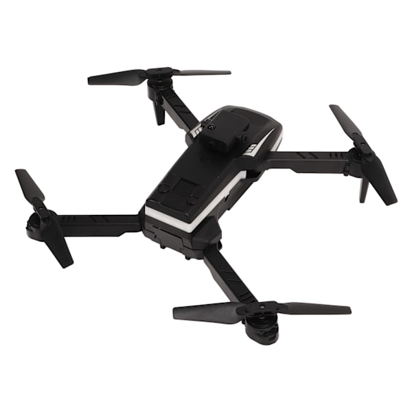Hopfällbar drönare med 4K enkelkamera WiFi LED-ljus 50x Zoom One Key Take Off 4K Intelligent Obstacle Avoidance RC Quadcopter Svart