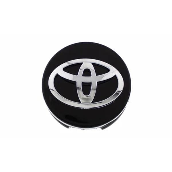 4 kpl - Toyota pölykapselit / pyörännavan merkit - Auto 75 62mm - Musta 75 75 62mm - Svart