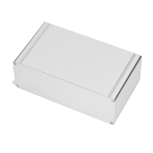 【NX】Aluminium Elektrisk Boks Vandtæt Samledåse Split Type til DIY Sølv 62x178x100mm