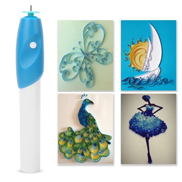 【NX】Paper Quilling Tool Elektrisk pappersrulle Rolling Curling Pen DIY Craft Tool