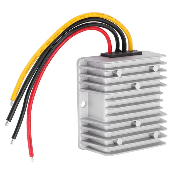 Strømkonverter 24V til 13,8V 15A DC-DC vandtæt modul aluminiumslegering + silikone