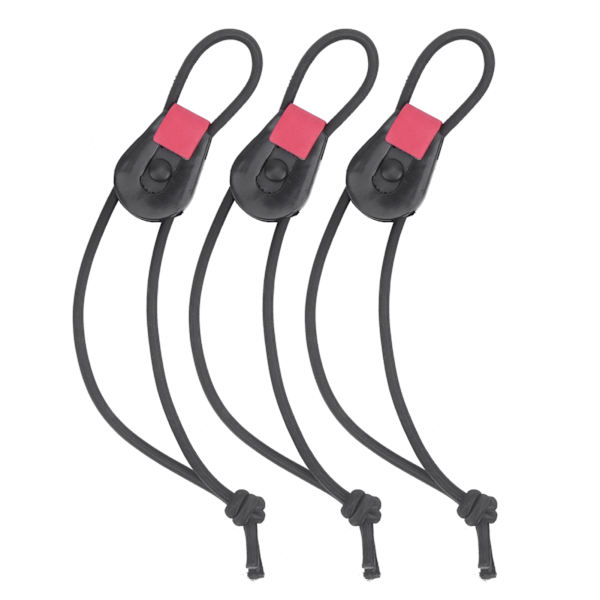 3 stk Fiske Stang Hurtigkobling Knyttekoppling for stangstativ Organizer Elastiske snorer