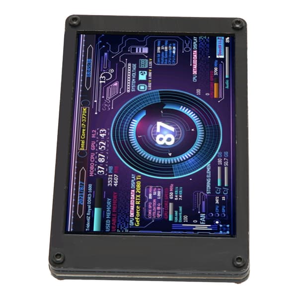 【NX】Computer Temp Monitor 3.5in IPS USB Mini Screen AIDA64 PC CPU RAM Data Monitor PC Sensor Panel Dynamic Display