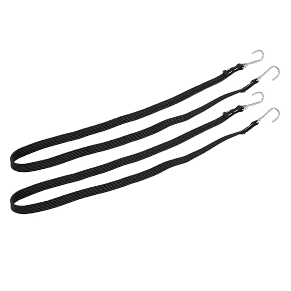 2 st RC Elastiska Bagagelås Nylon Allmän RC Bungee Fästband för Alla RC Bilar Svart