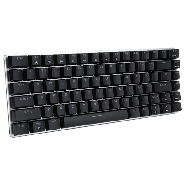 Ajazz Mechanical Keyboard 82 Key Gamer PC Bärbar dator USB-spelutrustning AK33Blue Switch Svart tangentbord Vitt ljus