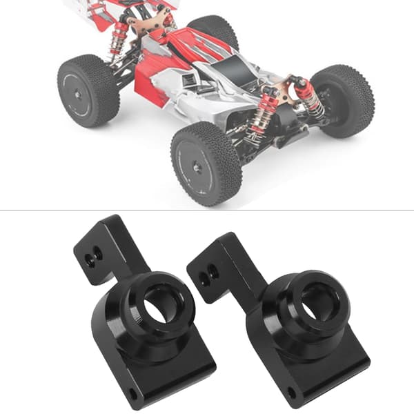 【NX】Aluminiumslegering baghjulsæde montering passer til WLtoys 144001 1/14 RC bilmodel sort