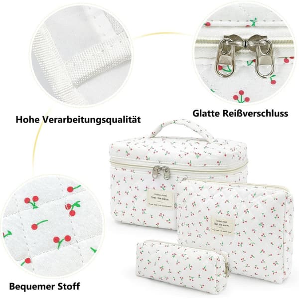3-pak - Toilettaske/Makeuptaske[NX] B