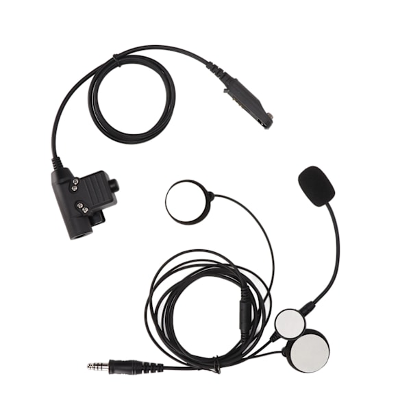Motorcykelheadset Bilaterale Motorcykelhjelmøretelefoner med U94 PTT til Baofeng UV9R PLUS UVXR BF9700