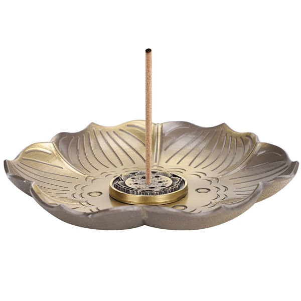 Røgelsesholder Plum Blossom Plate Stick Burner Stativ Bronze Zink Legering Hjemgudstjeneste