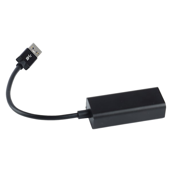 USB-C - Ethernet-sovitin valolla, USB Type-C - RJ45 Gigabit-kaapelimuunnin tabletille, musta