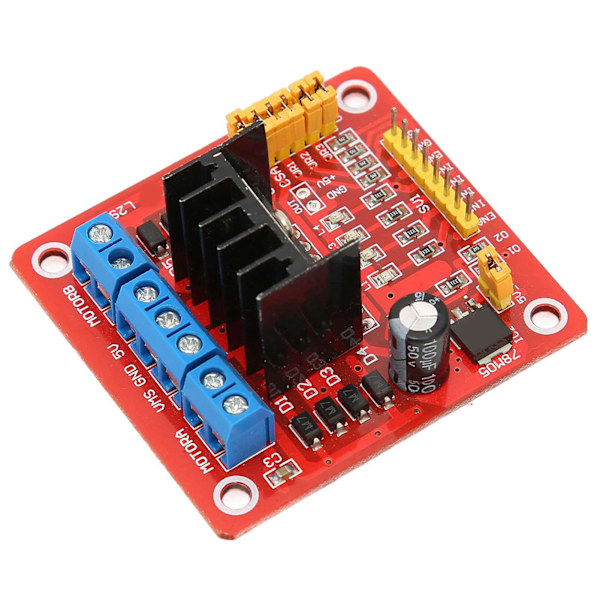 【NX】L298N Dual H Bridge DC Stepper Motor Driver Module Multifunktionel Motor Controller Board