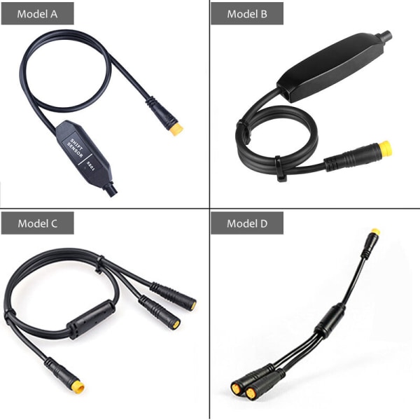 Ohjelmakaapeli sähköpyörämoottorille Ebike USB Cut Power Brake ohjelmointikaapeli nopeusanturin jarruvipu, malli: malli D