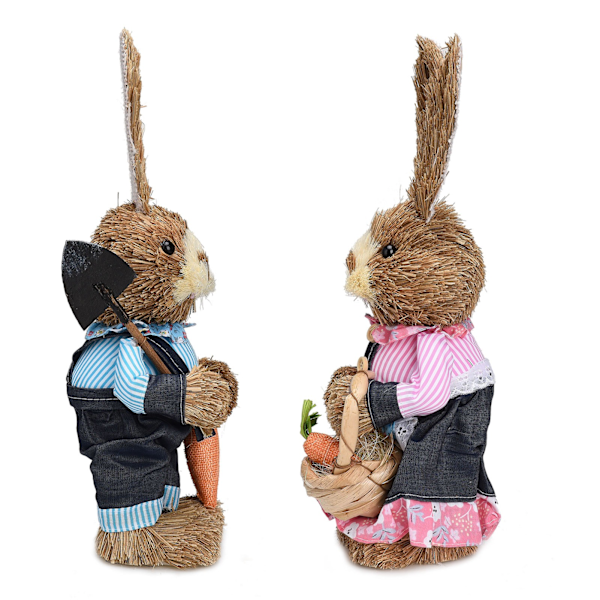 Rustik påsk Heminredning - Bunny Figurine Party Supplies