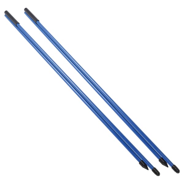 【NX】Fiberglass Golf Alignment Sticks 2 sektioner foldbare golfretningsindikatorstænger AidBlue