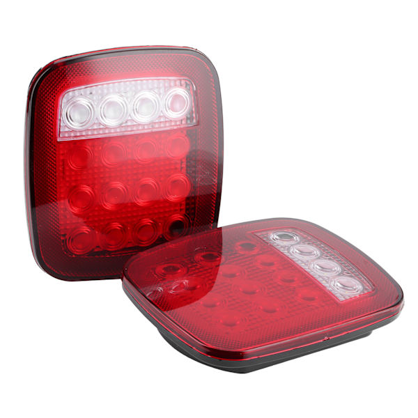 2 stk. LED-baglygter bagbremselys Stop baklys Passer til Jeep Wrangler CJ 76‑06